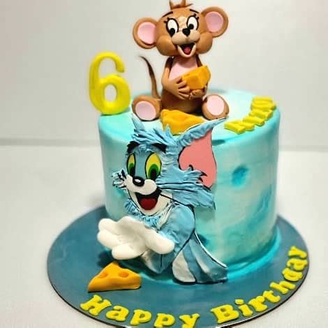 Tom & Jerry Birthday Cake - Sooperlicious Cakes