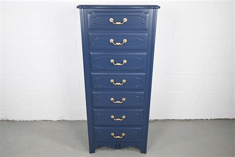 Ethan Allen French Country Navy Lingerie Chest At 1stDibs Ethan Allen