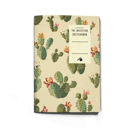 Notebook & sketchbook: for writing and drawing, Natural Cactus design ...