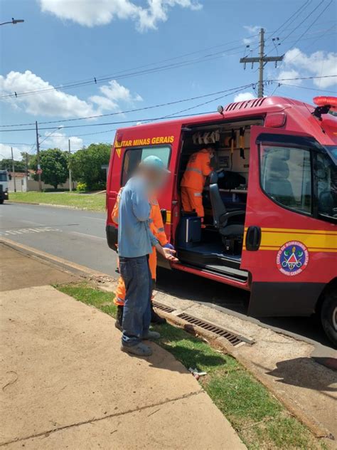 Jovem Fica Ferido Em Acidente De Trabalho Betoneira Folha De Uberaba