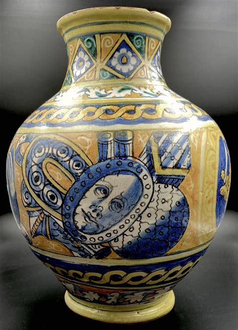 Maiolica Vase Palermo Italy Th Century Varshavsky Collection