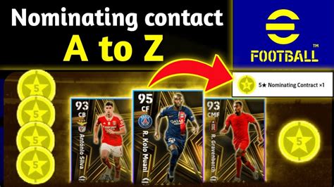 Nominating Contract Efootball Mobile Efootball Nominating