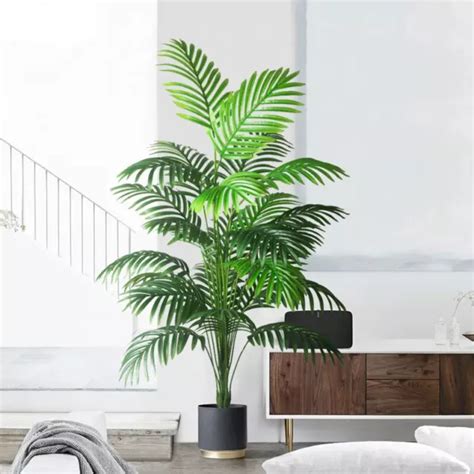 Cm Large Artificial Palm Tree Tropical Fake Plant Home Garden