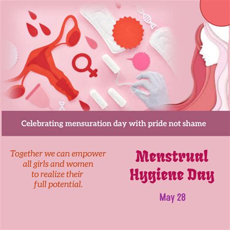 Menstrual Hygiene Day Template Postermywall