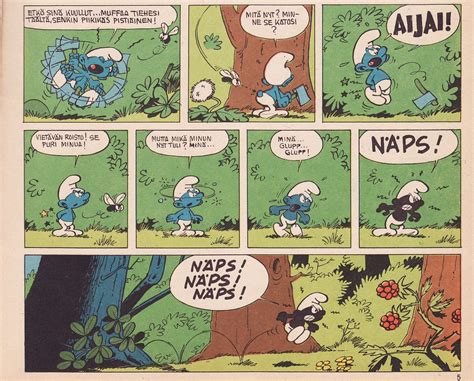 Origin of black Smurfs. | When this comic book story was mad… | Flickr