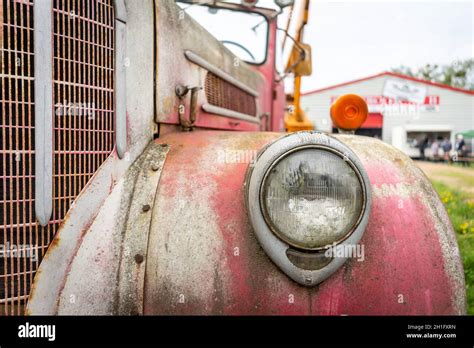 Berlin April 27 2019 Fragment Of Special Car Maxim Fire Truck