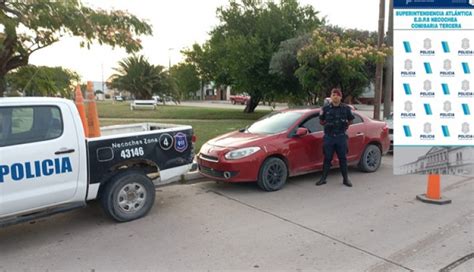 Secuestran En Necochea Un Auto Que Hab A Sido Robado En Mar Del Plata