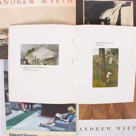 Bid Now Andrew Wyeth And Edward Hopper Nine Art Monograph Books And