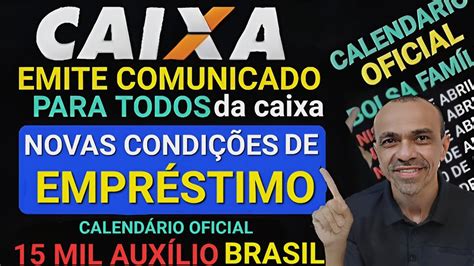 Que NOTÍCIA MARAVILHOSA CAIXA NOVAS CONDIÇÕES para EMPRÉSTIMO R