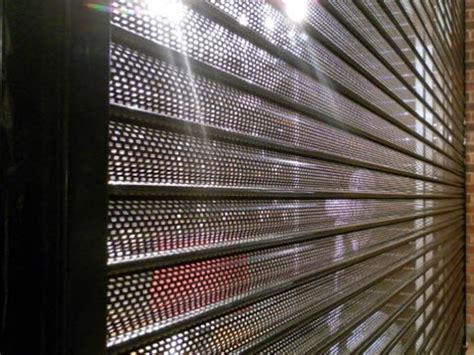 Perforated Roller Shutters