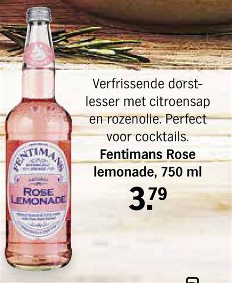 Fentimans Rose Lemonade Aanbieding Bij Albert Heijn