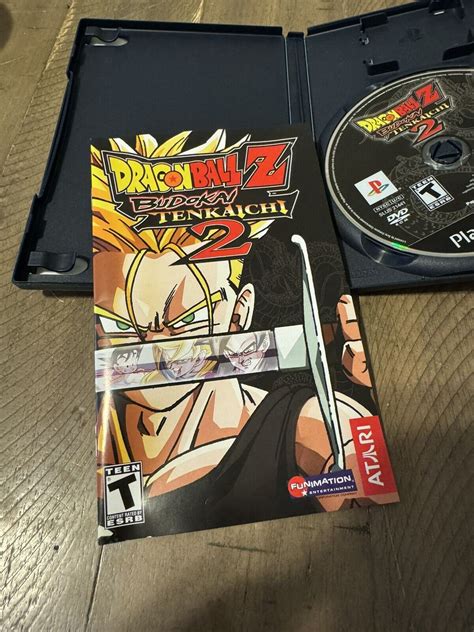 Dragonball Z Budokai Tenkaichi 2 Playstation 2 PS2 Complete CIB Black