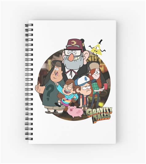 Gravity Falls Spiral Notebook By Animenox Redbubble