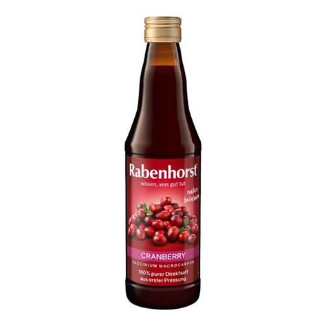 Rabenhorst Cranberry Muttersaft 330 Ml Online Bei Pharmeo Kaufen