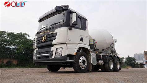 Shacman X Mixer Trucks With Cbm Drum Designed For Transporting And