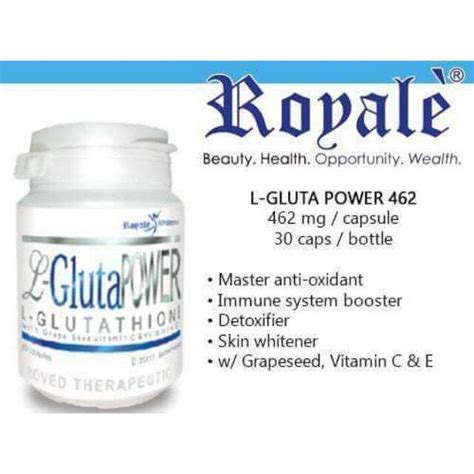 Royale L GLUTA Power Glutathione Lazada PH