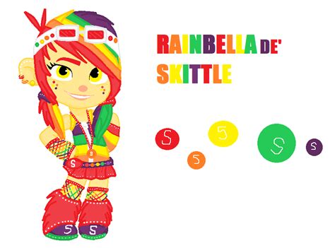 Rainbella De Skittles Sugar Rush Fan Racer By Lolipopoodles