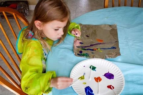 Foil Painting Sensory Art | Easy Art Project for Toddlers