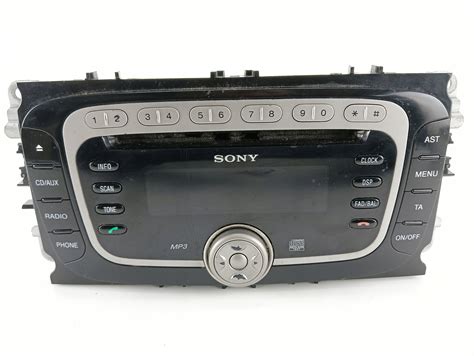 RADIO CD SONY FORD MONDEO MK4 7S7T 18C939 AF KOD 7S7T 18C939 AF Za