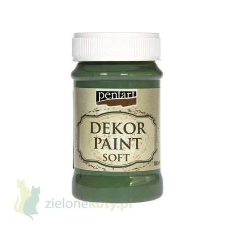 Farba Kredowa Pentart Dekor Paint Soft Zgni O Zielona Ml Zielonekoty Pl