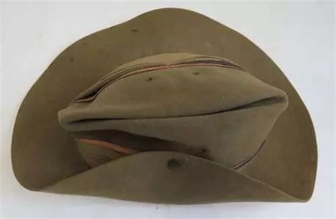 WW2 Regimentally Flashed Far East Bush Slouch Hat In General Other