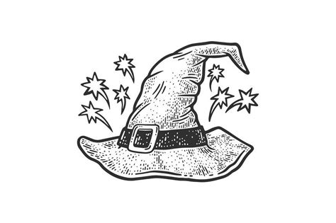 wizard hat sketch vector | Creepy drawings, Sewing photography, Wizard