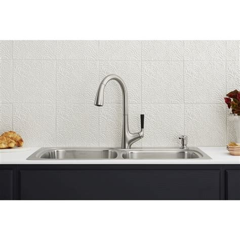 Kohler All-in-One Dual-Mount Stainless Steel Kitchen Sink Kit with ...