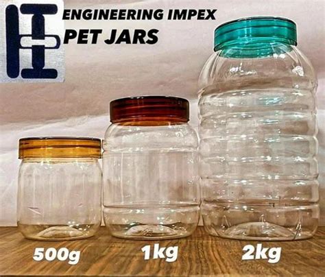 Capacity Ml Transparent Pet Jar For Dry Fruits For Food Storage