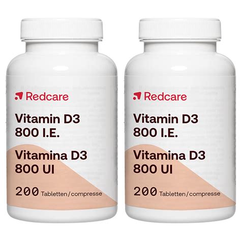 RedCare VITAMINA D3 800 U I Set Da 2 2x200 Pz Redcare