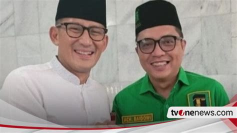 PPP Ungkap Pertemuan Empat Mata Sandiaga Dan Jokowi Bahas Cawapres Ganjar