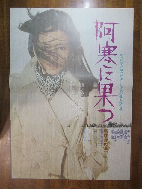 【やや傷や汚れあり】od048 国内b2判 映画ポスター【 阿寒に果つ 】監督 渡辺邦彦 出演 五十嵐じゅん 三浦友和 福田善之 他 東宝の