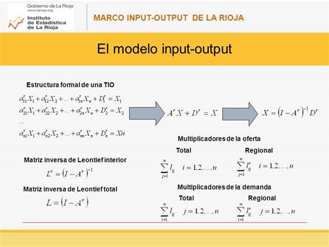 Tablas Input Output Y Contabilidad Regional Ppt Descargar