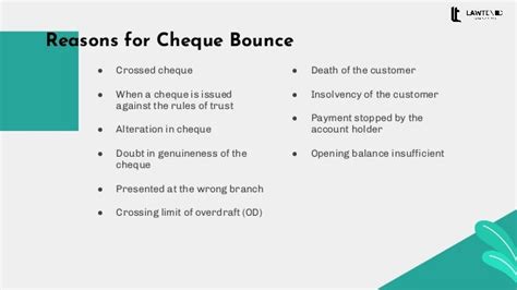 Dealing with Cheque Bounce cases