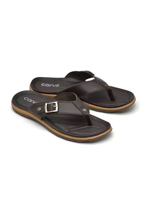 Jual Carvil Carvil Sandal Pria Envio M Dark Brown Original