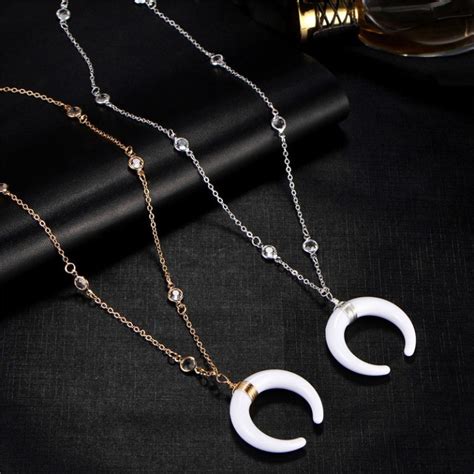 Collier Corne Lune Les Bijoux De Lili