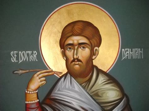 St Damian By Monica Vasiloaia Of Romania Orthodox Icons Icon Art