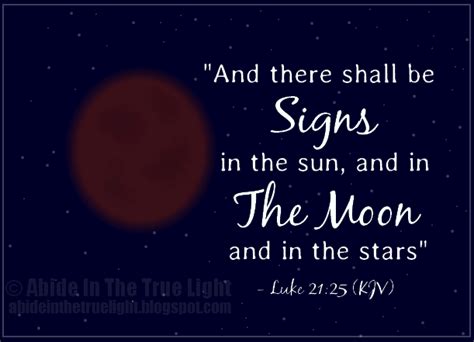 Blood Moon Tetrad: A Sign In The Heavens? ~ Abide In The True Light