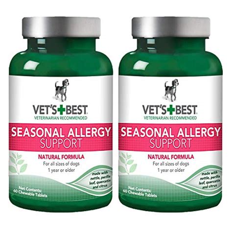 Vets Best Seasonal Allergy Relief Dog Allergy Supplement Relief