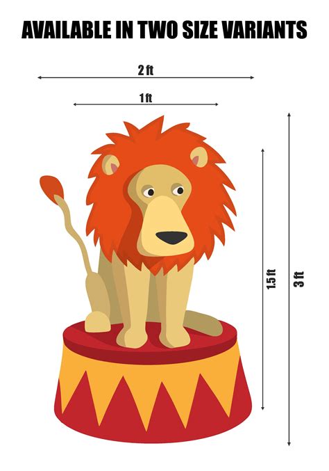 Circus Lion On A Stool Clip Art Circus Lion On A Stool Image Clip