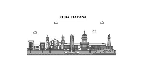 Havana Welcome Cuba Vector Images Over 140