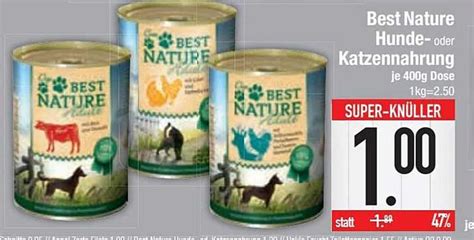 Best Nature Hunde Oder Katzennahrung Angebot Bei E Center