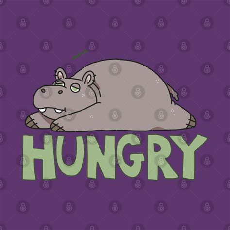 Hungry Hippo Hippo T Shirt Teepublic