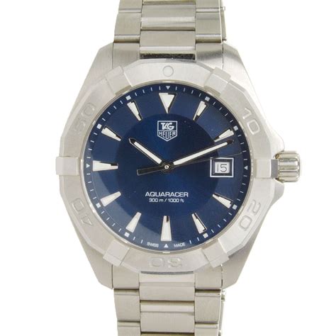 TAG Heuer Aquaracer 300m Blue Dial – Chicago Pawners & Jewelers