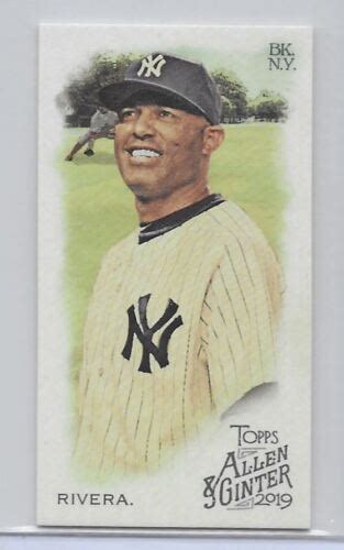 Topps Allen Ginter Mini A And G Back Mariano Rivera New York