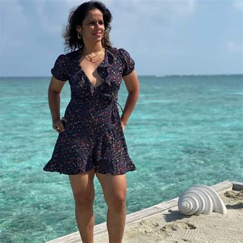 Saina Nehwal Sets Instagram On Fire With Her Hot Pictures From Maldives
