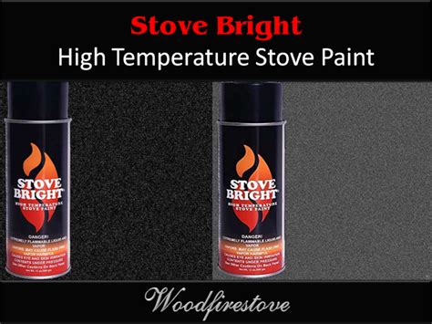 STOVEBRITE High Temperature Stove Paint 340gm Aerosol Colour SATIN