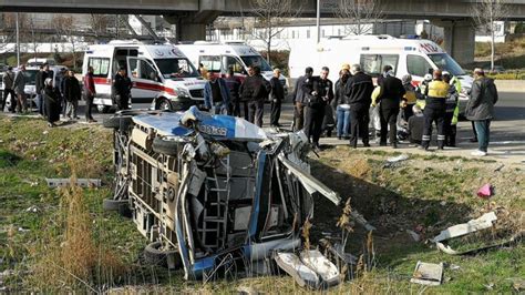 Son Dakika Ankarada Yolcu Minib S Kamyonla Arp T Son Dakika