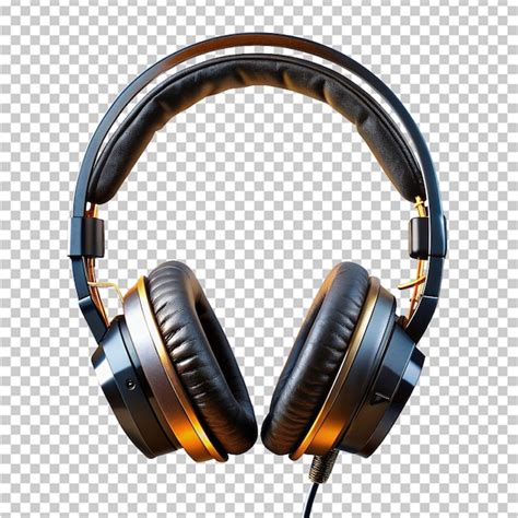 Premium PSD Beautiful Gaming Headphone Isolated On Transparent