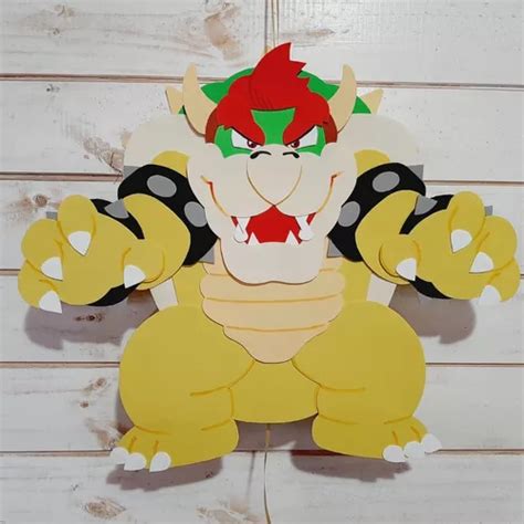 Piñata Bowser Mario Bros Artesanal En Goma Eva en venta en San Miguel