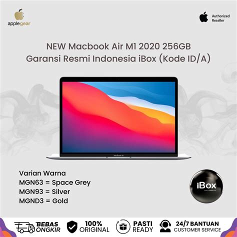 Jual Macbook Air M1 2020 256gb Resmi Indonesia Shopee Indonesia